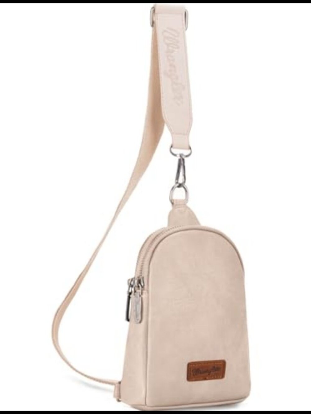 PU Leather Crossbody Sling Bag Adjustable Strap Women's Travel Purse
